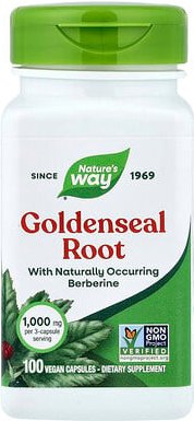 Nature's Way, Yellowseal Root, Gelbwurzelwurzel, 100 vegane Kapseln (333 mg pro Kapsel)