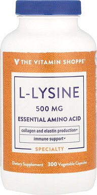 The Vitamin Shoppe, L-Lysine, L-Lysin, 500 mg, 300 pflanzliche Kapseln