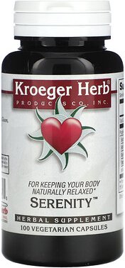 Kroeger Herb Co, Serenity, 100 vegetarische Kapseln