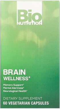 Bio Nutrition, Brain Wellness, 60 pflanzliche Kapseln