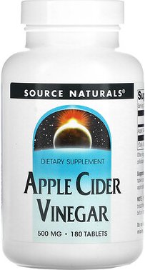 Source Naturals, Apfelessig, 500 mg, 180 Tabletten