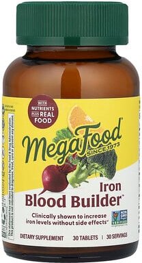 MegaFood, Blood Builder, 30 Tabletten