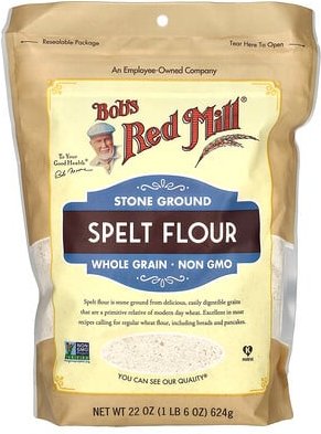 Bob's Red Mill, Dinkelmehl, Vollkorn, 624 g (22 oz.)