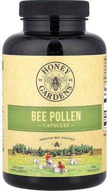 Zand, Bee Pollen, Bienenpollen, 150 pflanzliche Kapseln (500 mg pro Kapsel)
