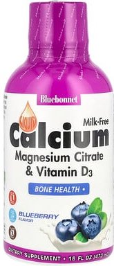 Thumbnail - Bluebonnet Nutrition, Liquid Calcium Magnesium Citrate & Vitamin D3, flüssiges Calcium-Magnesiumcitrat und Vitamin D3, H...