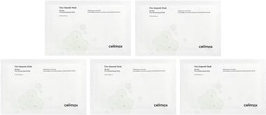 Celimax, Cica Ampoule Beauty Mask, Beauty-Maske mit Ampulle, 5 Tuchmasken, je 27 ml (0,91 oz.).