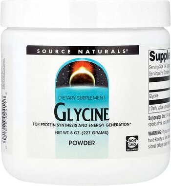 Source Naturals, Glycine Powder, Glycinpulver, 227 g (8 oz.)