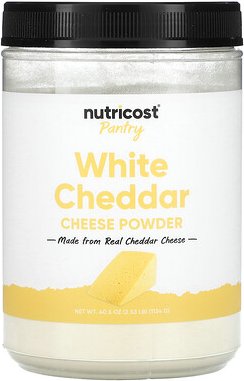 Nutricost, Pantry, White Cheddar Cheese Powder, Weißer-Cheddar-Käse-Pulver, 1.134 g (40,5 oz.)