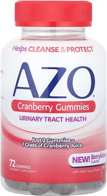 AZO, Cranberry® Gummies, Fruchtgummis, Berrylicious, 72 Fruchtgummis (250 mg pro Fruchtgummi)