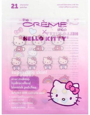 The Creme Shop, Hello Kitty®, Over-Make-up Hydrocolloid Blemish Patches, Hydrokolloid-Unreinheiten-Pflaster, 21 Charakte...