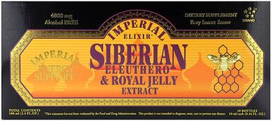 Thumbnail - Imperial Elixir, Siberian Eleuthero & Royal Jelly Extract, Sibirischer Taigawurzel-Extrakt und Gelée-Royale-Extrakt, alk...
