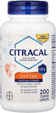 Citracal, Kalzium Nahrungsergänzung +D3, Petites, 200 Beschichtete Kapseln