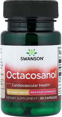 Swanson, Octacosanol, 20 mg, 30 Kapseln