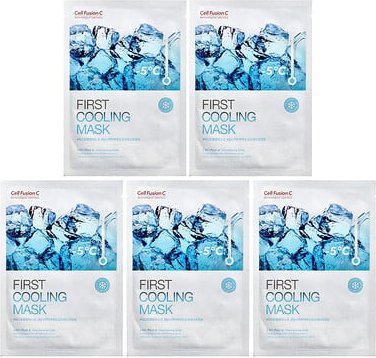 Cell Fusion C, First Moisturizing Beauty Mask, kühlende Beauty-Maske, 5 Tuchmasken, je 27 g (0,95 oz.).