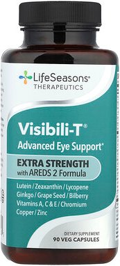 LifeSeasons, Therapeutics, Visibili-T® mit AREDS 2-Formel, 90 pflanzliche Kapseln