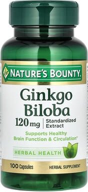 Nature's Bounty, Ginkgo Biloba, 120 mg, 100 Kapseln