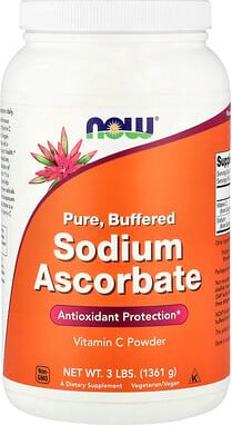 NOW Foods, Natriumascorbatpulver, 1361 g (3 lbs.)
