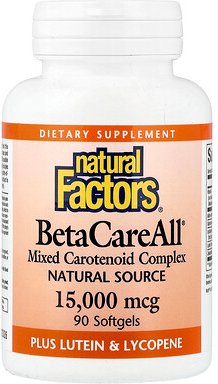 Natural Factors, BetaCareAll®, 15.000 mcg, 90 Weichkapseln