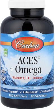 Carlson, ACES® + Omega, 180 Weichkapseln