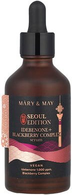 Mary & May, Seoul Edition, Idebenone + Blackberry Complex Serum, Serum mit Idebenon und Brombeer-Komplex, 80 ml (2,7 fl....