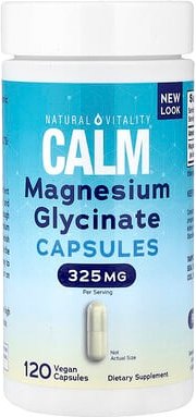 Natural Vitality, CALM®, Magnesiumglycinat, 120 vegane Kapseln (108 mg pro Kapsel)