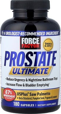 Force Factor, Prostate Ultimate, Probiotika, 180 Kapseln
