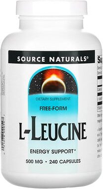 Source Naturals, L-Leucin, 500 mg, 240 Kapseln