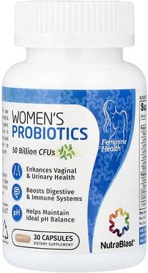 NutraBlast, Women's Probiotics, Probiotika für Frauen, 30 Kapseln