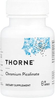 Thorne, Chrompicolinat, Chrompicolinat, 60 Kapseln (500 mcg pro Kapsel)