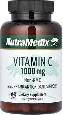 Thumbnail - NutraMedix, Vitamin C, 1.000 mg, 120 pflanzliche Kapseln