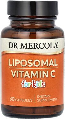 Dr. Mercola, Liposomal Vitamin C for Kids, liposomales Vitamin C für Kinder, 30 Kapseln (125 mg pro Kapsel)