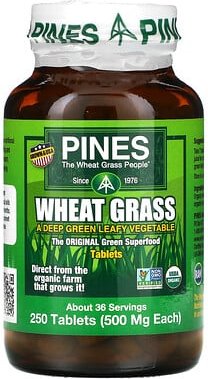 Pines International, Wheat Grass, 250 Tabletten