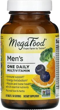 MegaFood, Men's One Daily, Multivitamine für Männer, 60 Tabletten