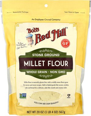 Bob's Red Mill, Hirsemehl, Vollkorn, 567 g (20 oz.)