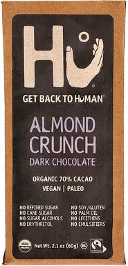 Hu, Dark Chocolate, Almond Crunch, dunkle Schokolade, Mandel-Crunch, 60 g (2,1 oz.)