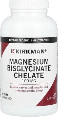 Thumbnail - Kirkman Labs, Magnesiumbisglycinat-Chelat, 250 Kapseln