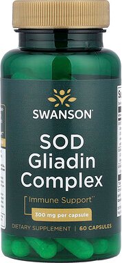 Thumbnail - Swanson, SOD Gliadin Complex, Gliadin-Komplex, 300 mg, 60 Kapseln