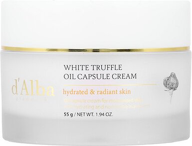 d'Alba, White Trffel Oil Capsule Cream, Creme-Kapsel mit weißem Trüffelöl, 55 g (1,94 oz.)