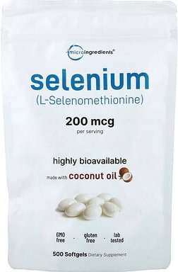 Thumbnail - Micro Ingredients, Selenium, 200 mcg, 500 Weichkapseln