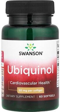 Swanson, Ubichinol, 50 mg, 60 Weichkapseln