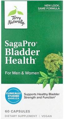 Terry Naturally, SagaPro®, Bladder Health, Blasengesundheit, für Männer und Frauen, 60 Kapseln (100 mg pro Kapsel)