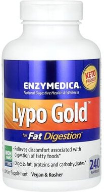 Enzymedica, Lypo Gold, Verdauungsenzyme für die Fettverdauung, 240 Kapseln