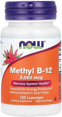NOW Foods, Methyl B12, 120 Lutschtabletten