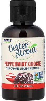 Thumbnail - NOW Foods, Better Stevia®, Zero-Calorie Liquid Sweetener, flüssiger Süßstoff ohne Kalorien, Pfefferminzkeks, 59 ml (2 fl...
