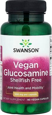 Swanson, Vegan Glucosamine, veganes Glucosamin, 500 mg, 90 vegane Kapseln