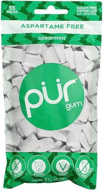 The PUR Company, Kaugummi, grüne Minze, 55 Stück, 77 g (2,72 oz.)