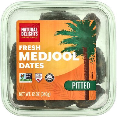 Natural Delights, Fresh Medjool Dates, frische Medjool-Datteln, entsteint, 340 g (12 oz.)