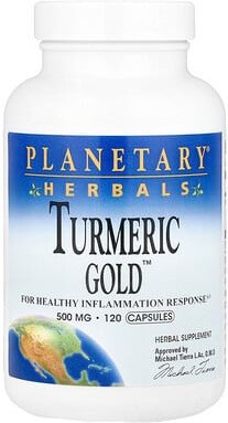 Planetary Herbals, Turmeric Gold™, Turmeric Gold™, 500 mg, 120 Kapseln