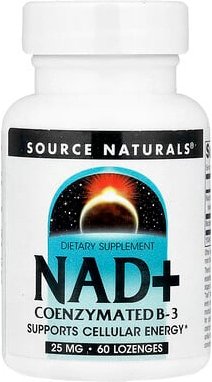 Source Naturals, NAD+, Coenzymated B3, 60 Lutschtabletten