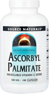 Source Naturals, Ascorbyl Palmitate, Ascorbylpalmitat, 180 Kapseln